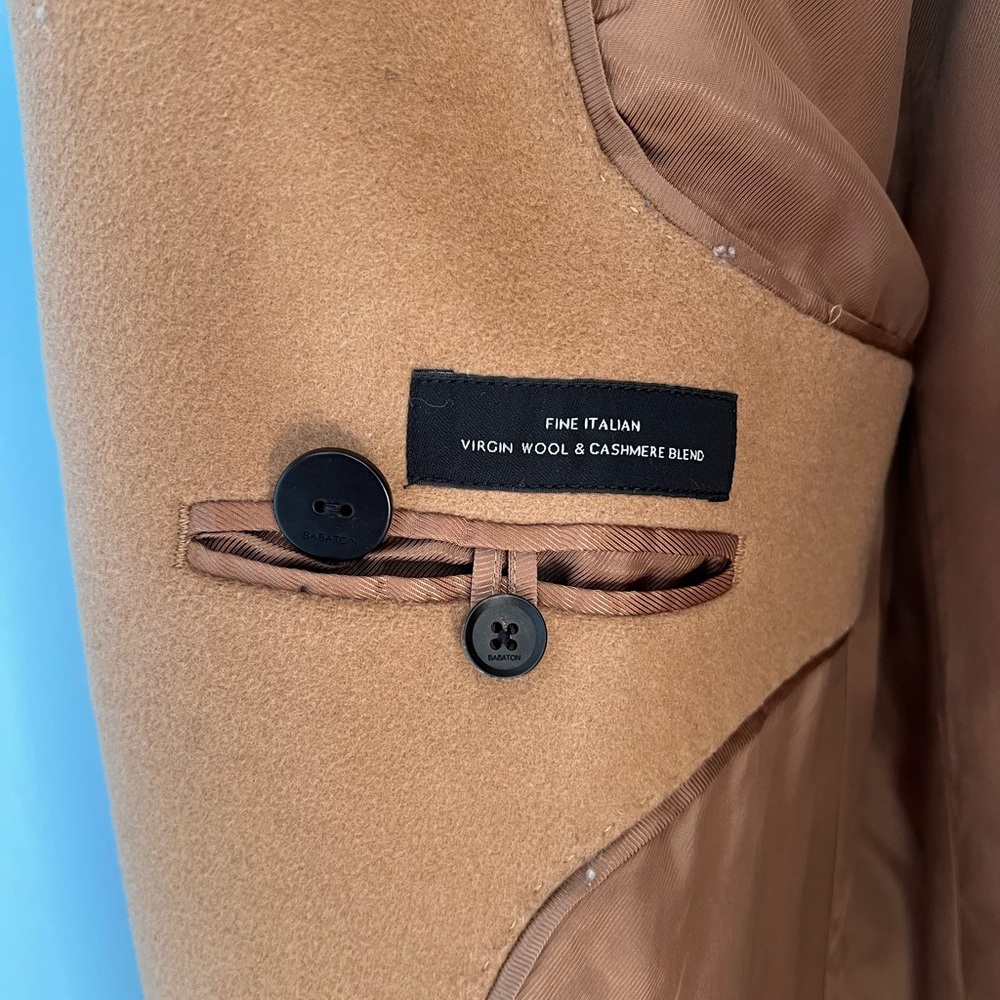 Babaton Constant Coat (Double-Breasted Wool Cashmere Coat) - Picture 6 of 8